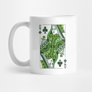 Queen of Clubs St Patricks Day Mug